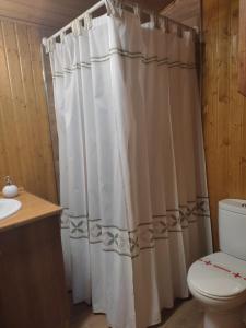 Kúpeľňa v ubytovaní Casas de Madera Los Molinos