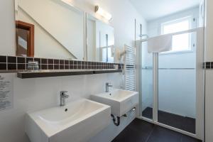 Koupelna v ubytování Hotel Pošta