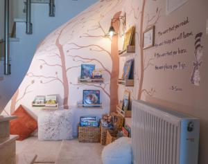 Χώρος καθιστικού στο A Dream Deferred villa Pelion