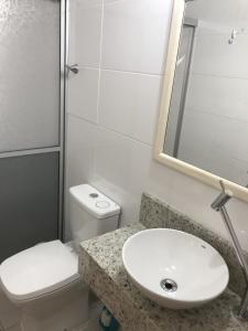Ένα μπάνιο στο Residencial Sombreiro