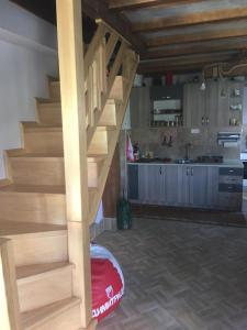Eldhús eða eldhúskrókur á Grbic apartmani