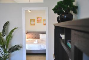 Двох'ярусне ліжко або двоярусні ліжка в номері Houseloft Meteora Spirit