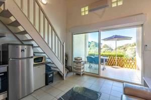 Dapur atau dapur kecil di Bella Vista , à Porticcio, joli appartement vue mer