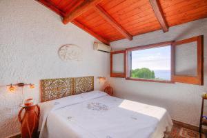 Letto o letti in una camera di Villa in Fontane Bianche by Turquoise Waters