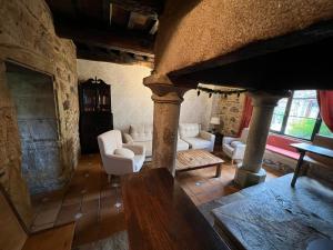A seating area at Casa Goris