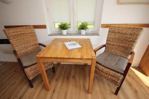 Posezení v ubytování Ferienhaus Ankerplatz 1