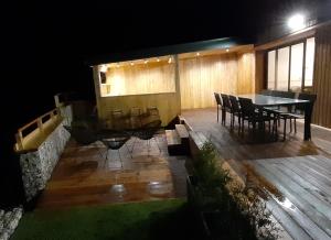 Posedenie v ubytovaní Gîte LES TERRASSES 3