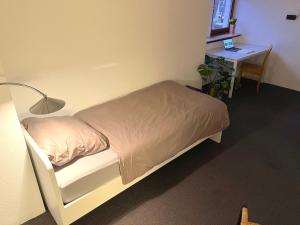 Apartment in Gelsenkirchen tesisinde bir odada yatak veya yataklar