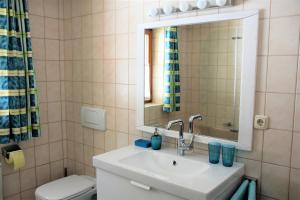 Koupelna v ubytování Ferienhaus Durstberger