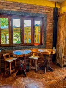 Restaurant ou autre lieu de restauration dans l'établissement Pousada - Casa de Barro