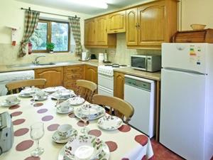 Køkken eller tekøkken på Denhill Cottage