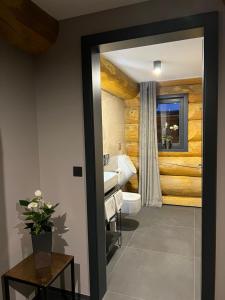 Krevet ili kreveti u jedinici u okviru objekta Chalet Deux B