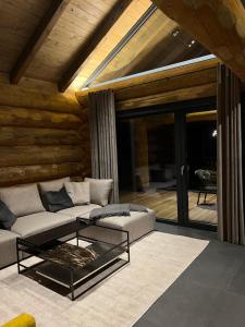 Prostor za sedenje u objektu Chalet Deux B