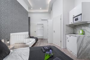 Kuchyňa alebo kuchynka v ubytovaní Delta Apartments Budapest