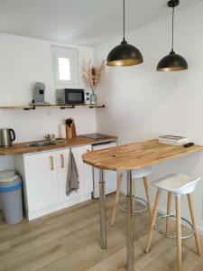 Кухня або міні-кухня у Studio Flore, à 5 min du centre