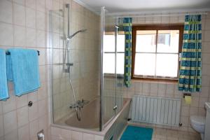 Koupelna v ubytování Ferienhaus Durstberger