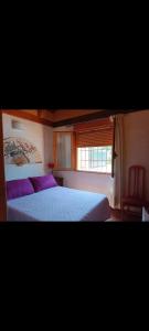 Postel nebo postele na pokoji v ubytování Casa rural el Chaparral