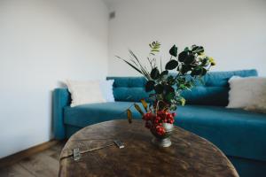 Posedenie v ubytovaní Apartament Zielony Ruczaj w Cisnej
