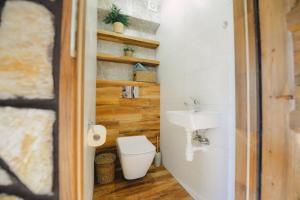 Kúpeľňa v ubytovaní Apartament Zielony Ruczaj w Cisnej