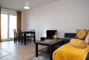Posezení v ubytování Luxus Apartament Róża