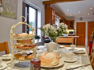 Možnosti snídaně pro hosty v ubytování Dyffryn Haidd