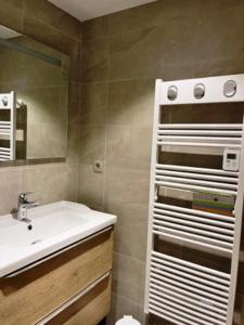 Koupelna v ubytování Chalet La Licorne au pied des pistes