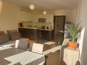 A kitchen or kitchenette at Apartament Emi