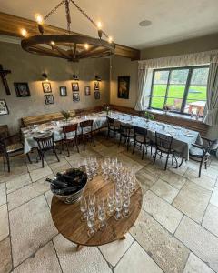 Restaurace v ubytování Statek Blatiny