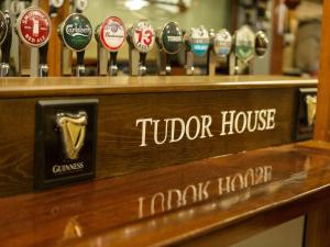 a group of dominoes on top of a table at Tudor House Guest House in Dungarvan