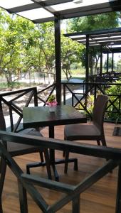 Balkon ili terasa u objektu Agralam Cottages @Raghunandan Resort