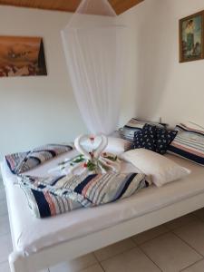Posteľ alebo postele v izbe v ubytovaní Villa Behija Ferienwohnung 1 Cikvenica