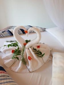 Posteľ alebo postele v izbe v ubytovaní Villa Behija Ferienwohnung 1 Cikvenica