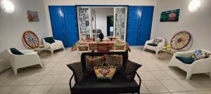 Гостиная зона в Pool Seaside Relais - VILLE Ninfea, Marea, Rosa e Cassiopea