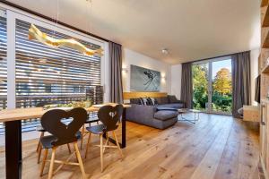 Χώρος καθιστικού στο Parkchalet