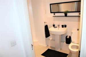 Koupelna v ubytování Lovely Modern Apartment Close to Town Centre + 25 fotografií