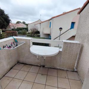 Balkón alebo terasa v ubytovaní Appartement cosy à quelques pas de la plage de la Rémigeasse