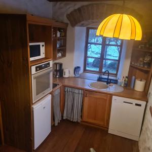 Kuchyň nebo kuchyňský kout v ubytování Linnumaja Guesthouse