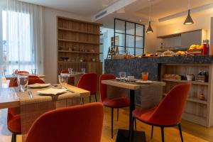 Χώρος καθιστικού στο B&B Le Suites di Costanza