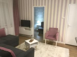 TV a/nebo společenská místnost v ubytování Apartman Kristina FREE parking