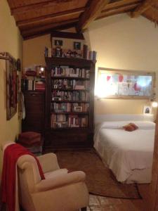 Knihovna v bed and breakfast