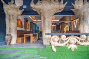 Posezení v ubytování Vimala Ubud