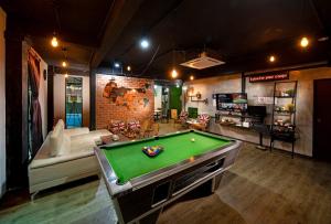 a billiard room with a pool table in it at ECO Haus Garden Residential in Johor Bahru