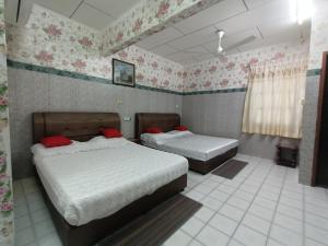 Postel nebo postele na pokoji v ubytování Mountain View Guest House KB