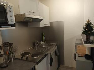 Kuchyňa alebo kuchynka v ubytovaní Appartement duplex avec garage Annecy centre et Lac + 3 fotografie