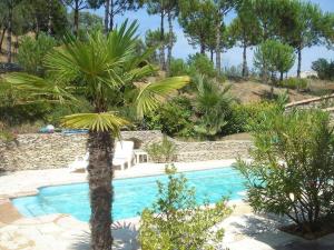 Basen w obiekcie La maison de vacances de Campoussin lub w pobliżu