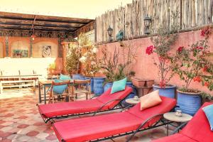Posezení v ubytování Riad Arabic House & Spa