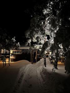 Nordicstay Noarootsi Kastehein or Loojangu villa v zimě