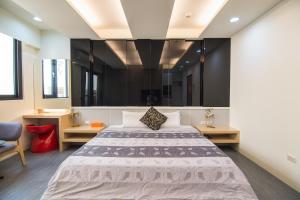Katil atau katil-katil dalam bilik di Little SkyLark B&B