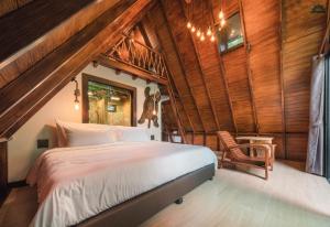Postel nebo postele na pokoji v ubytování Kenaray Farmstay riverside