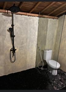 BaturajaにあるBamboo Austin Mountbaturのバスルーム(シャワー、トイレ付)が備わります。